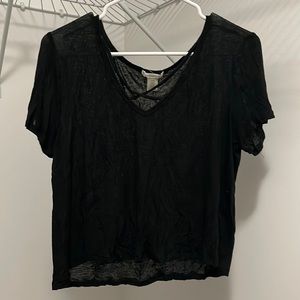Black Crop Top